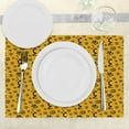 thumbnail image 3 of Ambesonne Tribal Place Mats Set of 4, Women Native, Standard Size, Yellow Black, 3 of 6