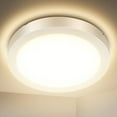 thumbnail image 1 of Lámpara de techo LED de 18 W. Moderna lámpara de techo LED ultrafina, redonda y de color blanco cálido, ideal para baño, dormitorio, cocina, salón, balcón y pasillo., 1 of 5