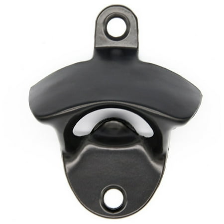 

1/10x Rustic Style Cast Iron Wall Mounted Bottle Opener Cave Bar Beer Tool Top