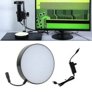 Adjustable brightness LEDring bottom light source suitable for stereo microscope