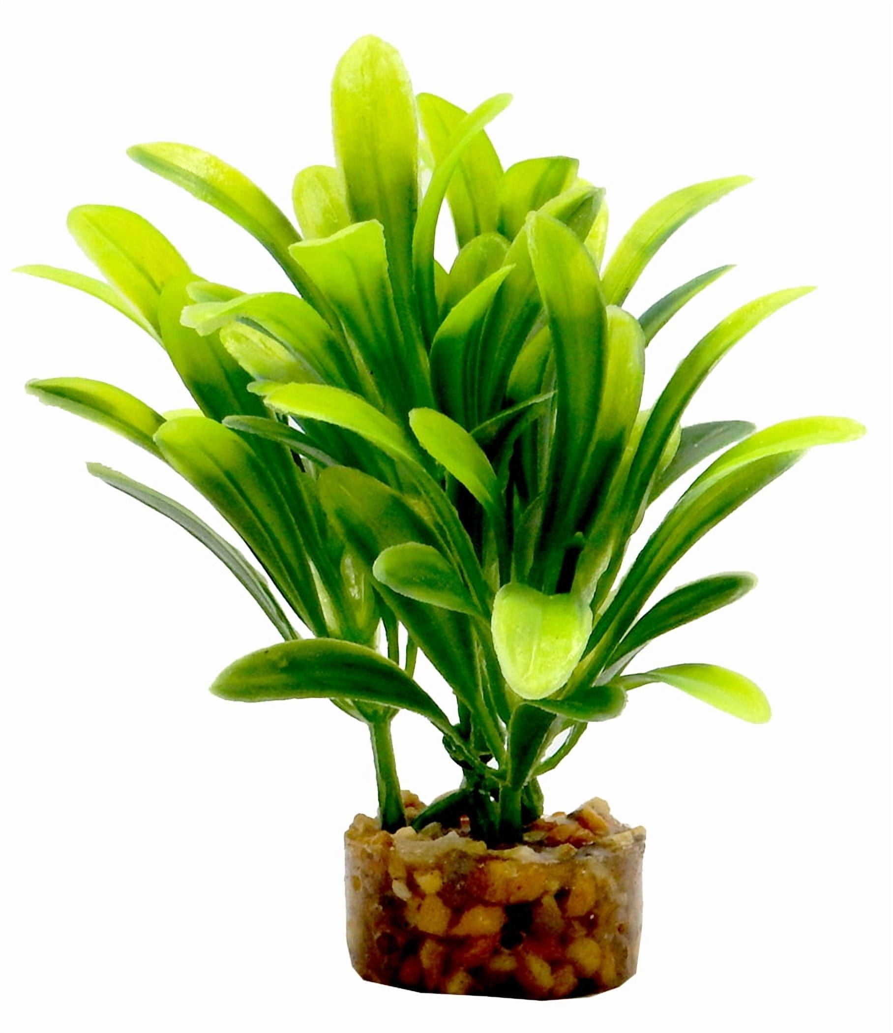 (2 pack) Aqua Culture Value Aquarium Plant Decoration - Green