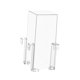thumbnail image 4 of 3 Piezas Soportes para Pecera Monturas para Tanque de Presión Negativa Accesorios de Bricolaje Estructura de PET Transparente de Fácil Instalación Ad Grande con soportes, 4 of 9