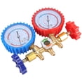 thumbnail image 4 of Manifold Gauge Set, 3 Way AC Diagnostic Manifold Gauge Set for R410A/R22/R134A/R404A Refrigerant,Automotive AC Manifold, 4 of 10