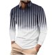 thumbnail image 2 of Blusa y camisa de manga larga con cuello vuelto para hombre, informal, con cuello vuelto, estampado, para fitness, deportiva, de manga larga, de poliéster, 2 of 5