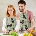 thumbnail image 3 of Rottweiler with Pioneer Flower Apron-Garden Aprons for Women with Pockets-Cotton Linen Waterproof Kitchen Cooking Gardening Aprons Adjustable for Kitchen,Cooking,BBQ and Salon 33x27 Inch, 3 of 7