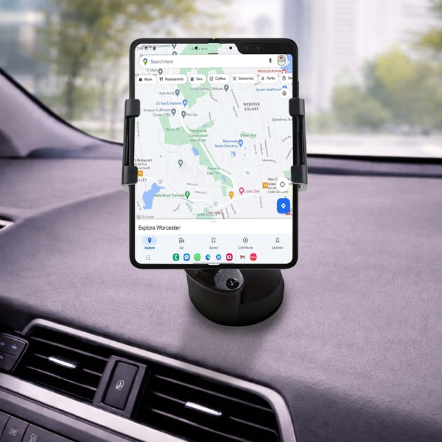 Mighty Mount Quick Lock Single Suction Cup Tablet Mount - Samsung Galaxy Z Fold Industrial Holder