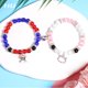 thumbnail image 2 of Pulseras de araña a juego para parejas y amigos, pulsera de gatito araña a juego, pulseras de cuentas de piedra, regalos de joyería, 2 piezas por juego, 2 of 4