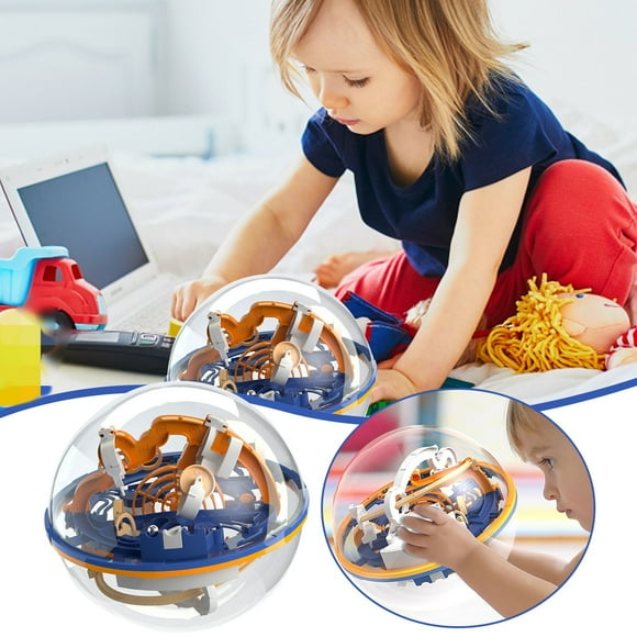 Binwennn 3D Cube Maze Toy For Children's Puzzle Play With Concentration Super Large Maze Alphabet Games Adult Sensory Products Animal Catch Pole 4ft Kid Learning Fridge Farm Girl Vintage 1 Building