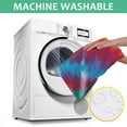 thumbnail image 6 of Colorful Rainbow Tie Dye Spiral Pattern Square Tablecloth,Waterproof Square Table Cover,Wipeable Spillproof Washable Table Cover for Home Kitchen Party Decor 42"X42"(107x107cm), 6 of 6