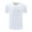 White, variant on Dagugfen Short Sleeve Shirts for Men Crew Neck Loose Lightweight Athleisure Tee Shirts Zipper Pocket