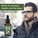 thumbnail image 5 of ALIVER Barba Aceite Esencial Vello Facial Bigote Crecimiento Acondicionador Barba yeacher Aceite de barba, 5 of 7