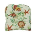 thumbnail image 2 of Blazing Needles 93184-2CH-OD-107 19 in. U-Shaped Outddor Dining Chair Cushions, Daytrip Reef - Set of 2, 2 of 2