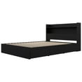 thumbnail image 1 of Nexera Harper 2-Piece Reversible Storage Bed Set, Black, Queen, 1 of 6