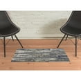 thumbnail image 6 of 2' X 3' Blue Gray And Tan Abstract Power Loom Distressed Area Rug, 6 of 6