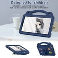 thumbnail image 4 of Mantto Samsung Tab A7 Lite T220 Case, Galaxy Tab A 8.0 T290 Case, Shockproof Light Wight Handle Kickstand Case for Kids, Navy Blue, 4 of 7
