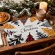 thumbnail image 4 of Decoraciones de Navidad Al Aire Libre 30×45cm Lino de Navidad Alfombras de Mesa de Comedor Alfombras Decoraciones de Vacaciones, 4 of 6