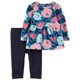 thumbnail image 1 of Set de 2 pzas con Leggings Carter´s Child of Mine Azul Estampado Floral 0-3M, 1 of 4