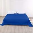 thumbnail image 3 of Flat Sheets Flat Bedding Sheet, Ultra Soft Microfiber Bed, King,Royal Blue, 3 of 5