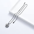 thumbnail image 7 of Round with Paw Print Pet Cremation Jewelry for Ashes Urn Necklace Lockets for Dog Cat Ashes Holder, 7 of 7