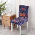 thumbnail image 3 of Chair Covers for Dining Room 4 Pack, Stretch Tribal Style Boho Chair Covers, Washable Kitchen Slipcovers, Removable Seat Protector for Home or Gathering, 3 of 5