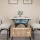 thumbnail image 3 of Moderno 5 - piece dining mesa set con almacenamiento: 43.3 pulgada kitchen mesa y 4 forrado sillas para small - space dining in breakfast nook, apartment o compact homes, 3 of 8
