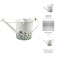 thumbnail image 4 of Watering Can Metal with Wooden Handle Floral Design for Indoor Outdoor Home Garden Use - 10" Multi, 4 of 8
