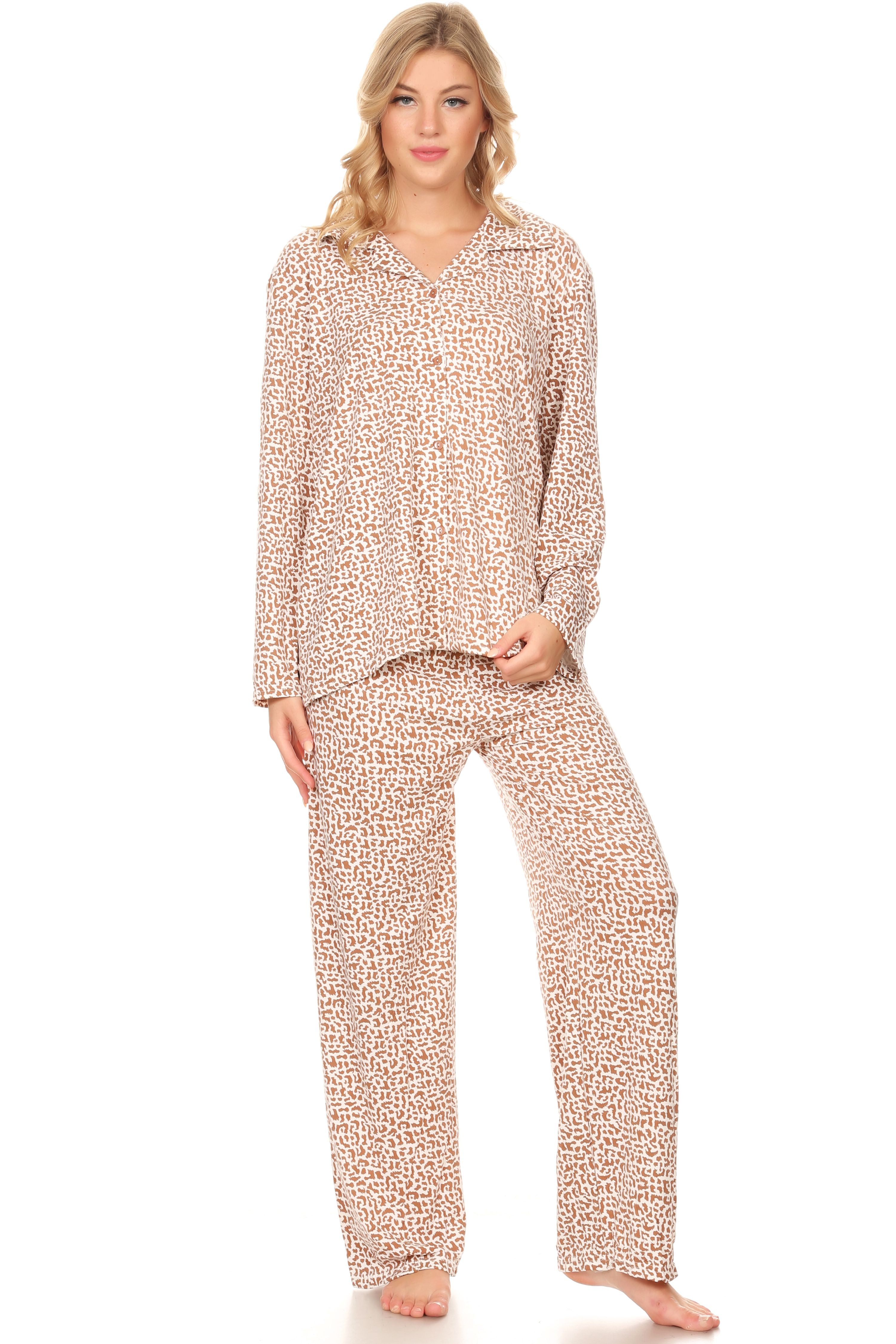 Fashion Brands Group - Z2153 Womens Sleepwear Pajamas Woman Long Sleeve ...