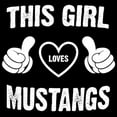 thumbnail image 3 of CafePress - THIS GIRL LOVES MUSTANGS - Women's Dark Pajamas, 3 of 4