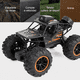 thumbnail image 1 of Auto RC 1:18 de Aleación con Cámara FPV WiFi, 4WD, Escala Real, Chasis de Aleación, Transmisión en Vivo, Luces LED, Todoterreno de Llantas Grandes, Regalo Premium, Negro, 1 of 7