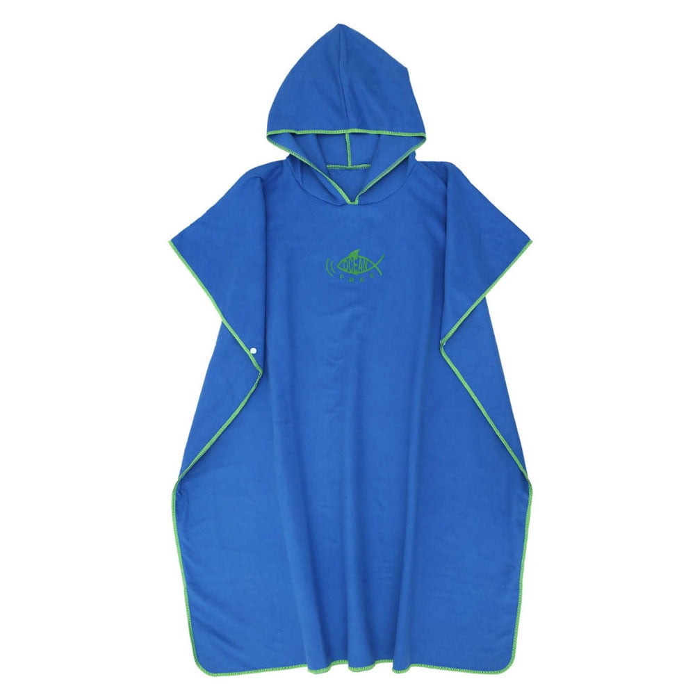 JTWEEN Robe Towel Changing Robe Towel Poncho Hooded Robe Quick Dry