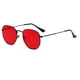 thumbnail image 5 of Minnieouse Gafas de sol cuadradas pequeñas para hombres y mujeres protección materiales cómodos gafas de sol polarizadas negro mar rojo C16 negro rojo mar C16 2Conjunto, 5 of 6