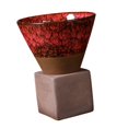 thumbnail image 1 of Ceramic Coffee Mug, Rough Ceramic Tea Cup Without Handles, Creative Retro Ceramic Tea Cup for Office Hotel Restaurant Cappuccino Red, 1 of 8