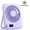 Purple, variant on 5000mAh Rechargeable Desk Fan, Portable Mini Personal Fan with LED Battery Display, Quiet USB Powered Table Fan, 100 Speed Levels, Adjustable Angle Fan for Office, Bedroom, Travel, Black