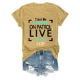 thumbnail image 4 of Trust Me I Watch On Patrol Live T Shirt Funny Women's Tee Casual Comfortable Top, 4 of 4