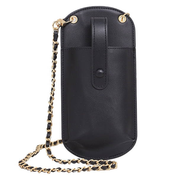 Bolso bandolera pequeño para mujer, monedero para teléfono móvil, cartera, correa de cadena, funda con cordón