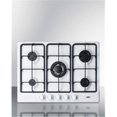 thumbnail image 1 of 27 in. 5 Burner Gas Cooktop & White Finish, 1 of 1