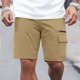 thumbnail image 1 of WILLBEST Pantalones Cortos Deportivos para Hombre, Pantalones Cortos Casuales Elásticos con Múltiples Bolsillos, Cómodos, Holgados, Ropa de Calle, Cintura Elástica de Verano y Otoño para Uso Diario., 1 of 6
