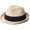 Beige, variant on Fedora Straw Sun Hat for Men Women Foldable Roll Up Short Brim Trilby Hat Panama Beach Hat UPF 80+