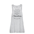thumbnail image 1 of Aim For The Mountains Don't Look Back Women's Fashion Sleeveless Flowy Racerback Workout Yoga Tank Top Sport Grey 2X-Large, 1 of 3