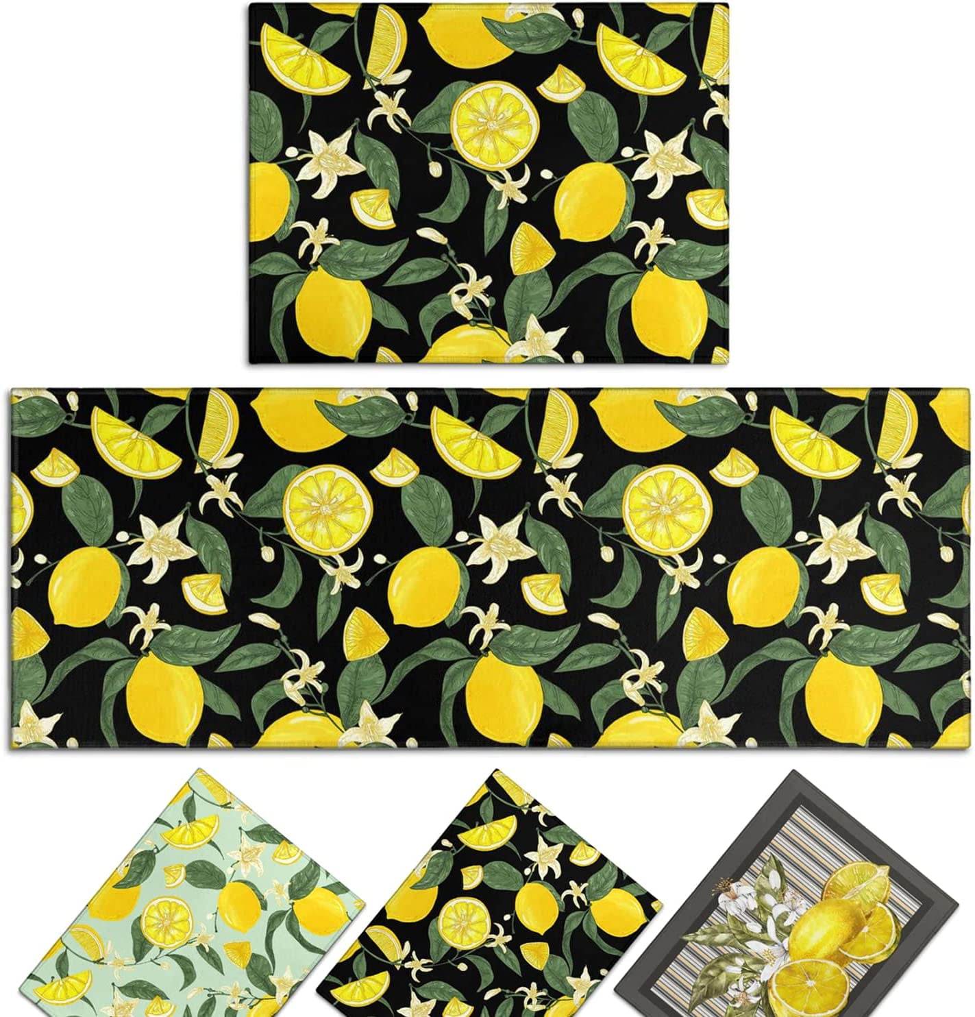 Lemon Kitchen Rug Lemon Kitchen Mat Lemon Rug Lemon Rugs for Kitchen