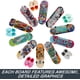 thumbnail image 4 of Set de diapasones para skate Hot Wheels, paquete de 10 con 5 pares de zapatos, 4 of 6