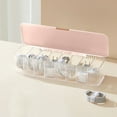 thumbnail image 4 of Ckraxd Transparent Cable Organizer Box with Lid - 8 Compartment Storage for Cords and Accessories - Easy Tidy Solution for Home or Office, 4 of 5