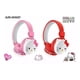 thumbnail image 2 of Audífonos Hello Kitty Bluetooth Ah-806d Diadema Rosa O Rojo, 2 of 3