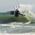 thumbnail image 1 of Kitesurfer Catching A Wave Poster Print, 24 x 24, 1 of 1