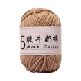 thumbnail image 2 of 5 Strands Milk Crochet Yarn | 50g 325m Soft Acrylic Knitting Thread for Sweaters, Hats & Dolls | 1mm Thick 4-Season Craft Wool Ball, 2 of 6