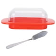thumbnail image 2 of , Durable Butter Container with Lid, Portable Cheese Dish Holder Tray, 2 of 8