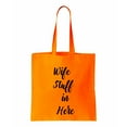thumbnail image 1 of Wife Stuff In Here, Girlboss Cotton Canvas Re-Usable Shopping & Carry-All Tote Bag, 1 of 3