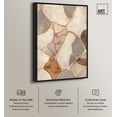 thumbnail image 2 of Textured Earthy Tones III Canvas Elegant Abstract Art by Art Remedy, Black Frame, 30 x 45, 2 of 7