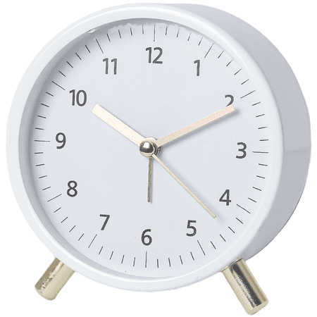 Modern Silent Alarm Clock with Night Light 45 Inch Round Nordic Style Battery Modern Silent Alarm Clock with Night Light 45 Inch Round Nordic Style Battery 9975 de 8 f af 3 f