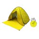 thumbnail image 2 of Carpa de playa Carpa Protección solar Carpa portátil UPF 50 Carpa para acampar rápida para picnic Montañismo Acampada familiar con co , Amarillo XL, 2 of 8